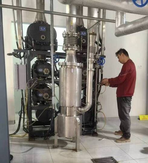 high vacuum roots screw vacuum pump system roots screw vacuum pump